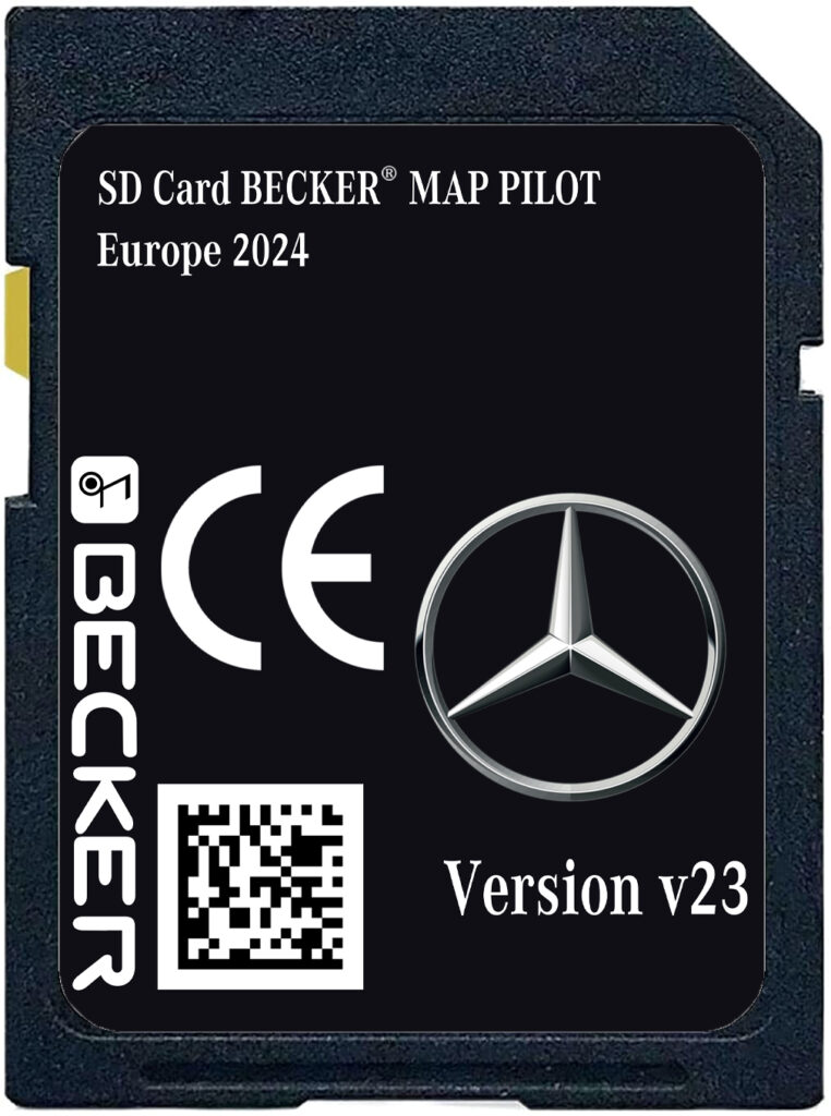 Mercedes-Benz Becker Map Pilot v23 Rev1 SD card Europe 2024-2025 ...