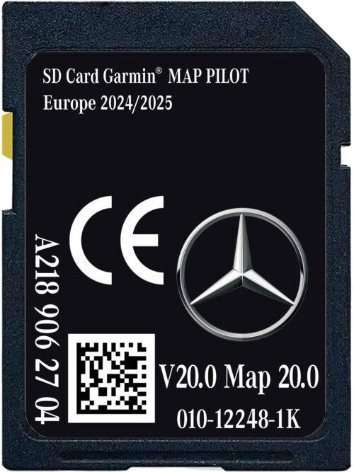 Mercedes-Benz Garmin Map Pilot Star1 v20 SD-Karte Europa | 2025 | Teilenummer: A2189062704