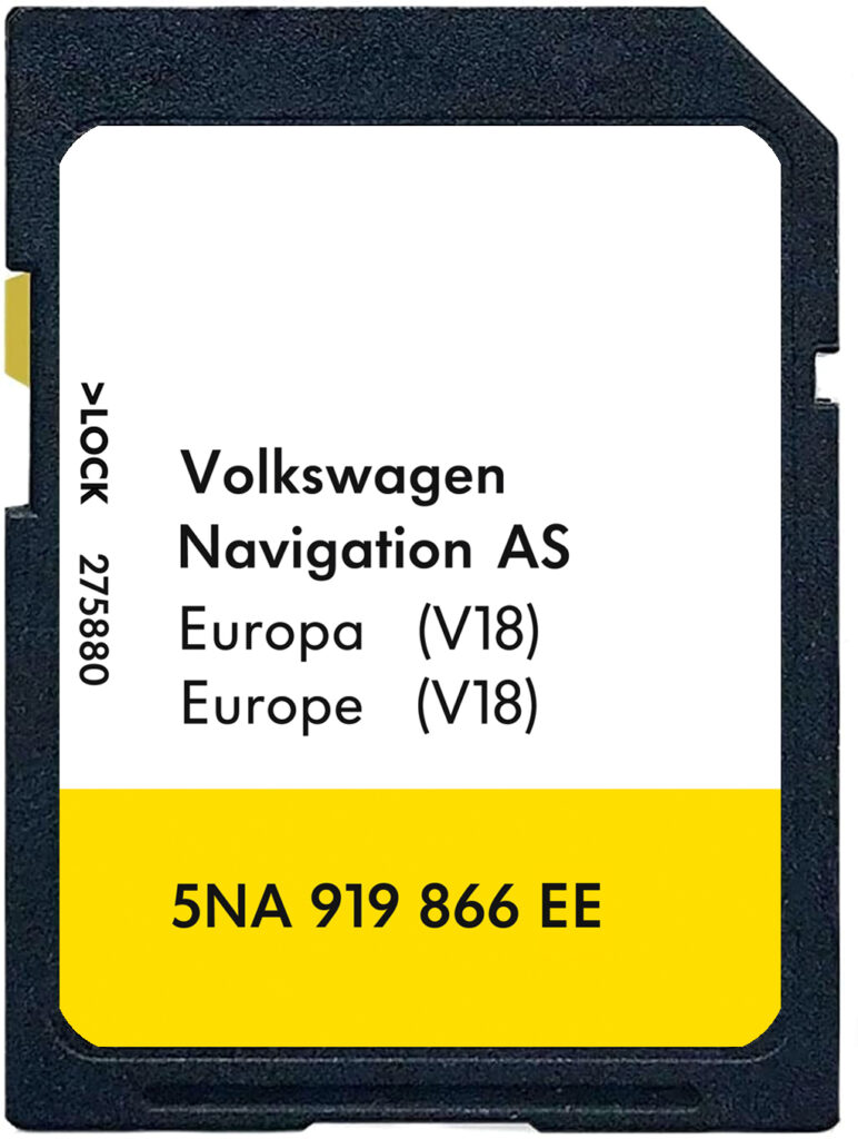 VW Navi SD Karte 32 GB Original VW Navi SDKarte 32 GB