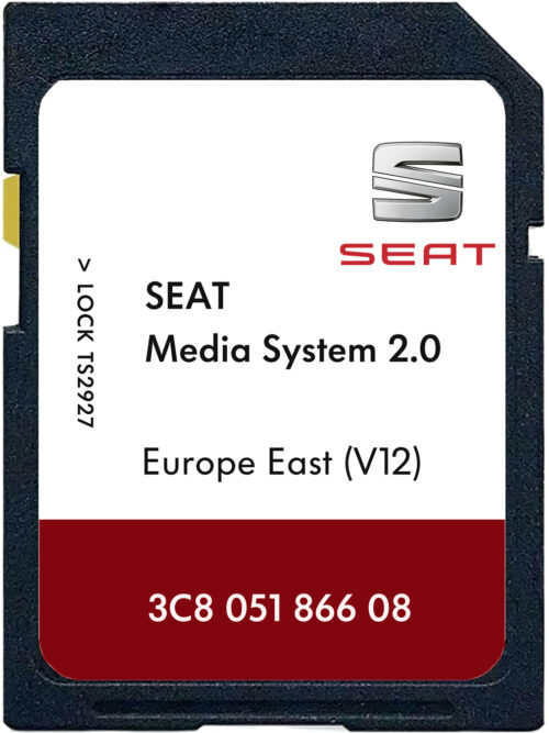 Seat Mediasystem 2.0 SD Card East Europe V12 | Part number: 3C805186608